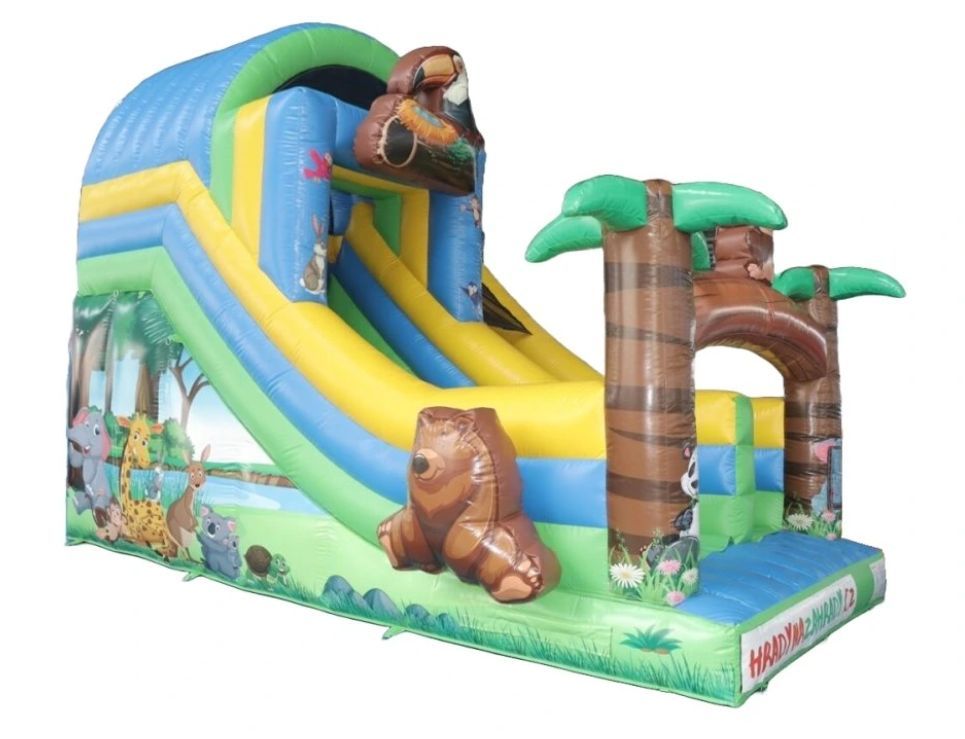 Toboggan gonflable Jungle