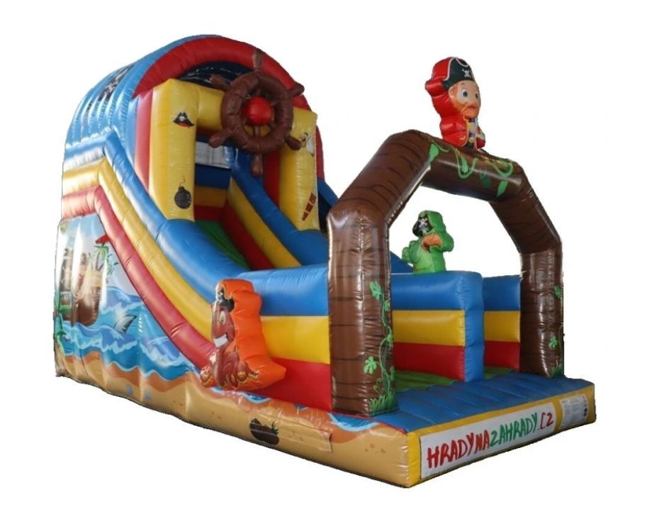 Toboggan gonflable Pirate