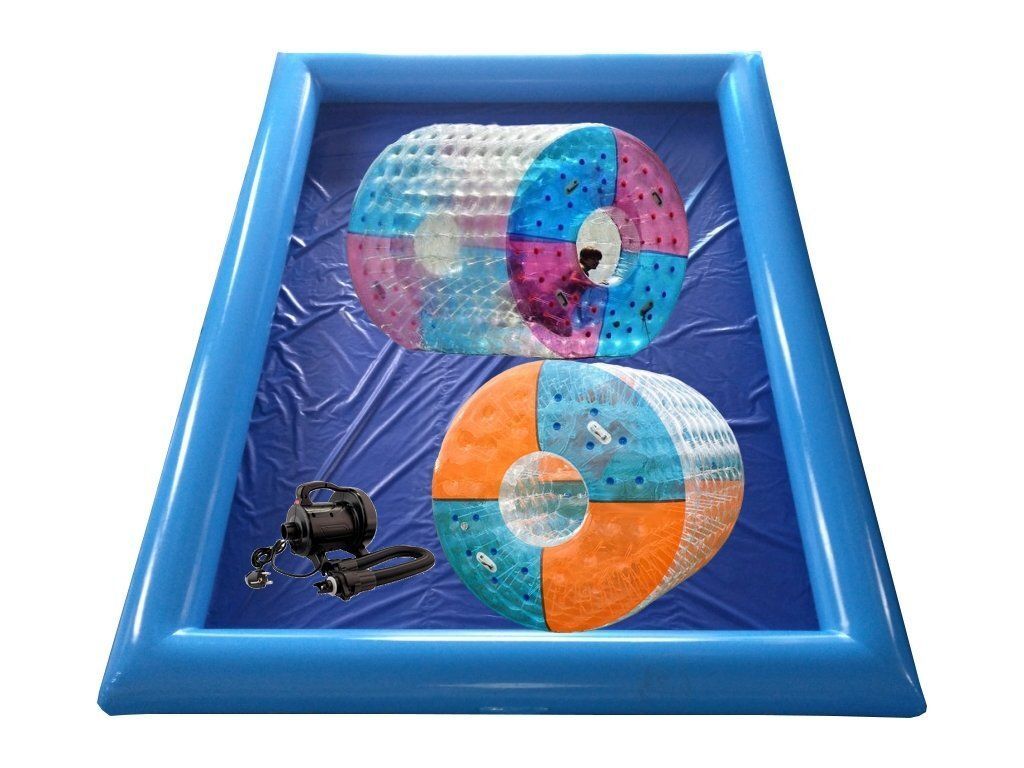 2x Water Roller rouleaux d'eau en TPU  + piscine 8x6