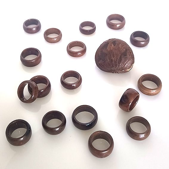 argollas de tagua wengue
