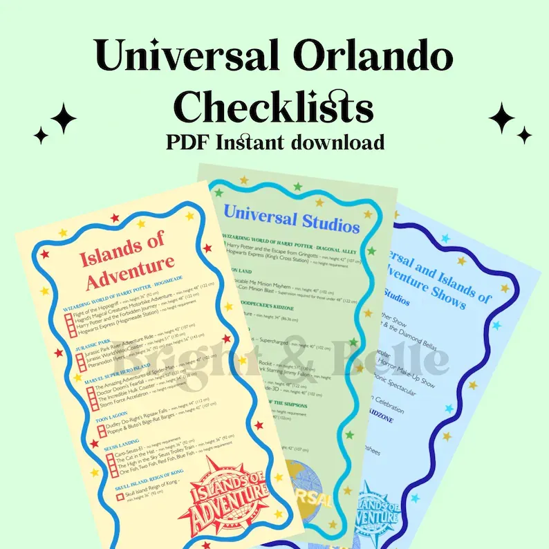 Universal Digital Download Checklist