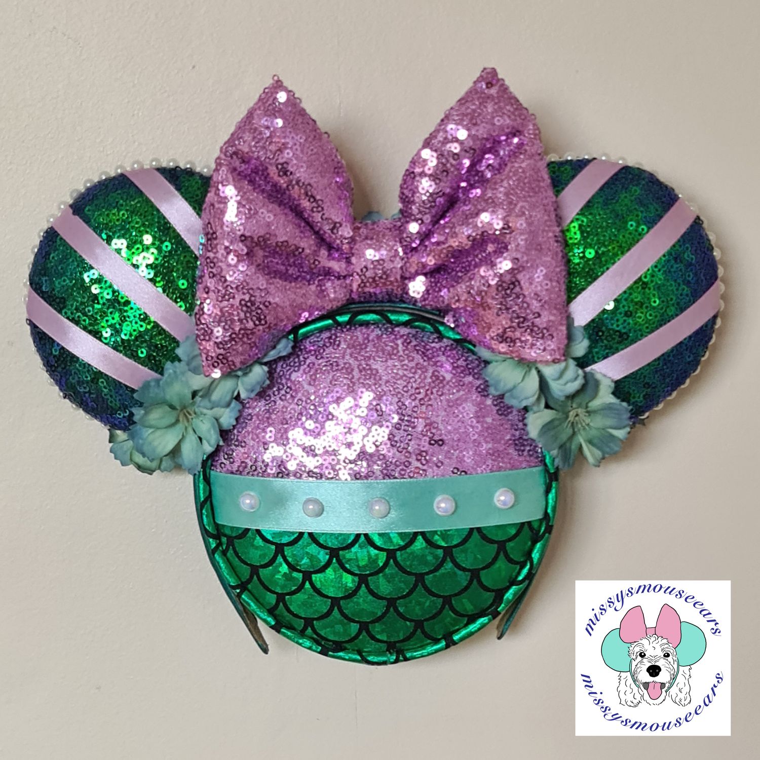 Mermaid Princess Ears and Wall Popper Set