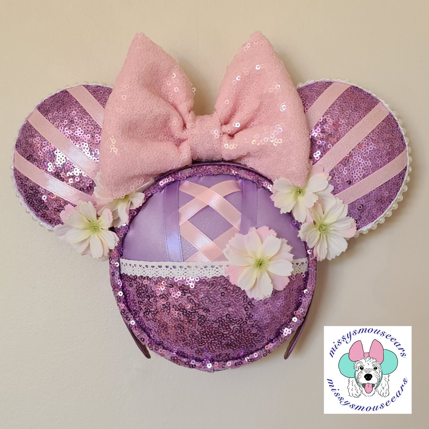 Purple Princess Ears and Wall Popper Set