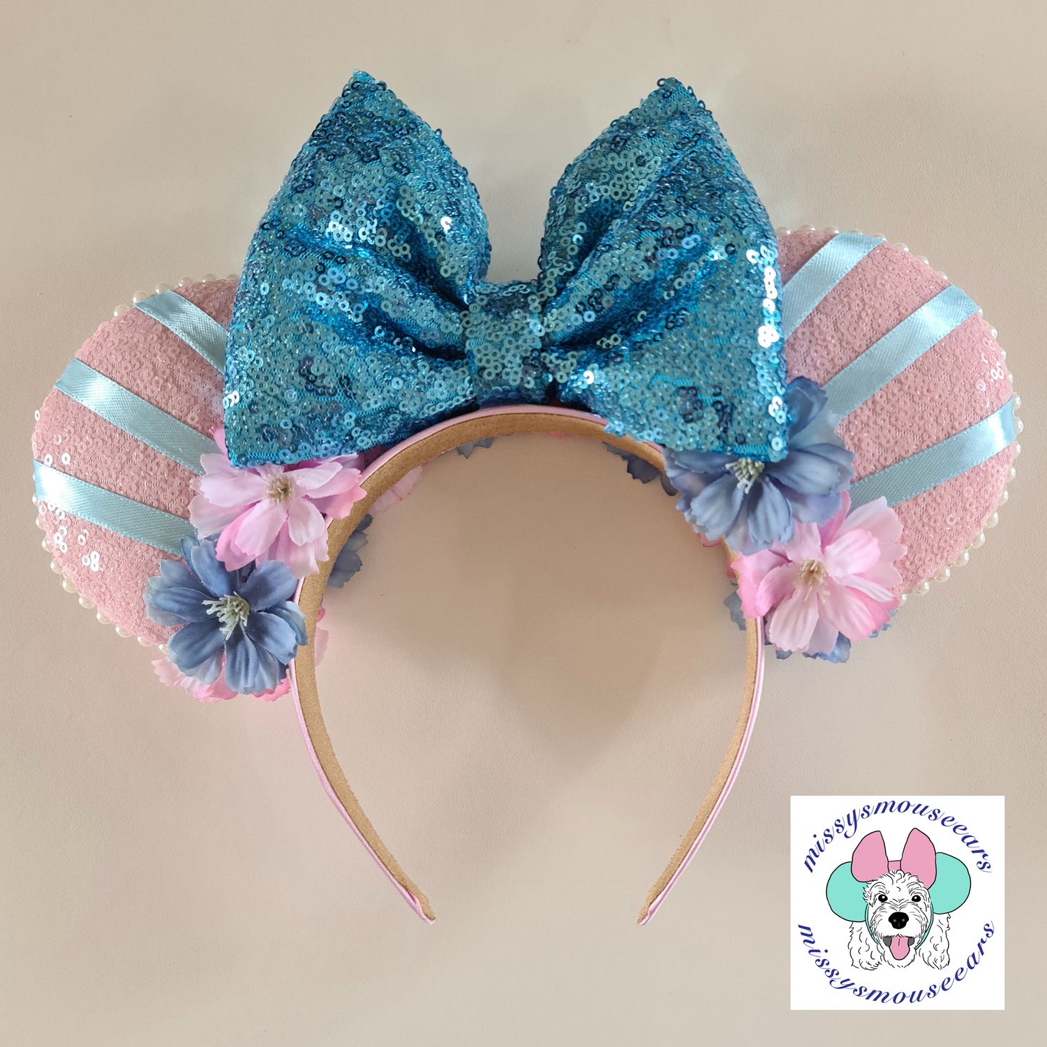 Pink and Blue Princess Ears