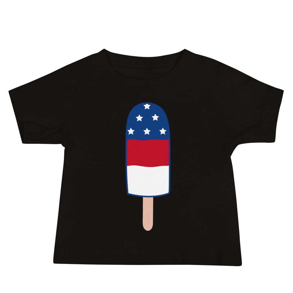 Baby Short Sleeve &#39;American Ice Lolly&#39; T-shirt