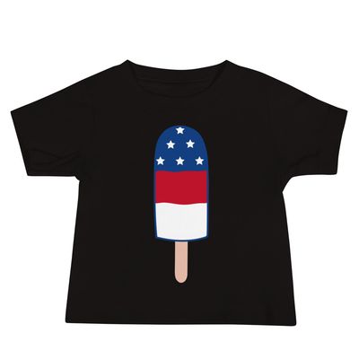 Baby Short Sleeve &#39;American Ice Lolly&#39; T-shirt