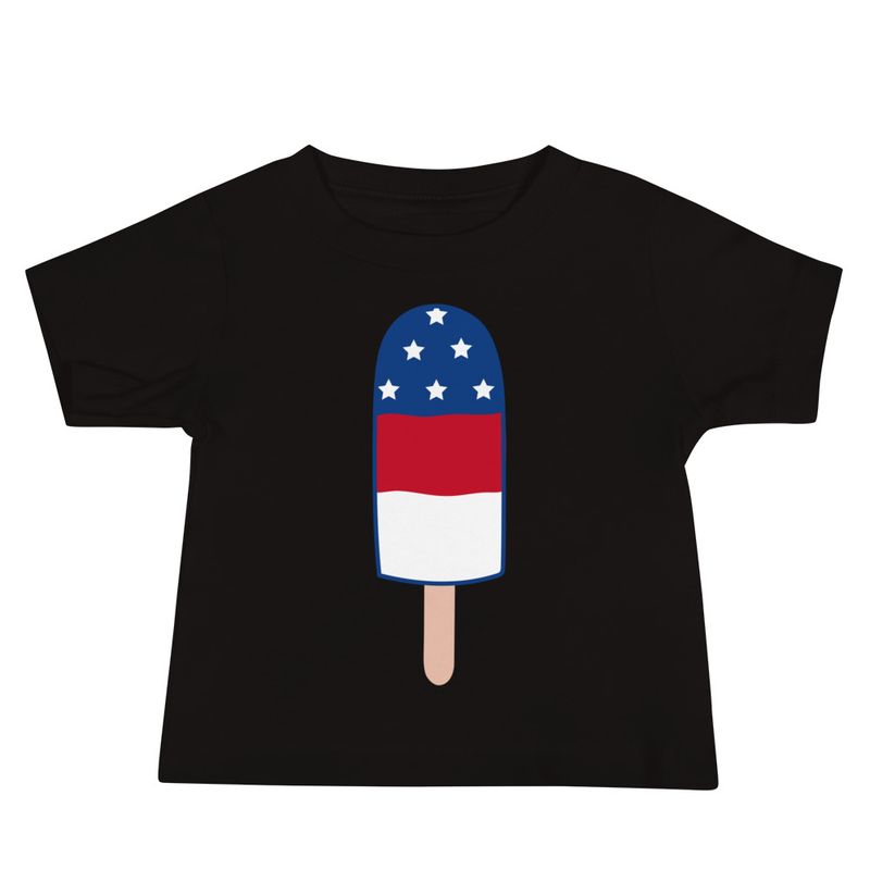 Baby Short Sleeve &#39;American Ice Lolly&#39; T-shirt