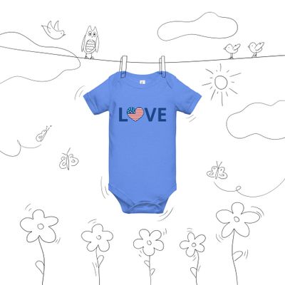 Baby short sleeve one piece