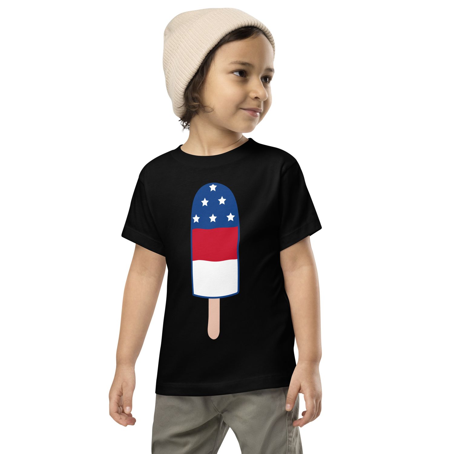 Toddler Short Sleeve  &#39;American Ice Lolly&#39; T-shirt