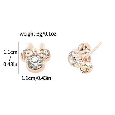 Rose Gold Coloured Earrings