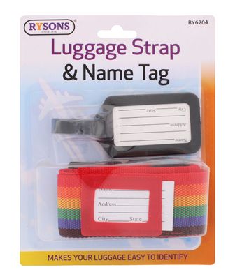 Luggage Strap and Tag