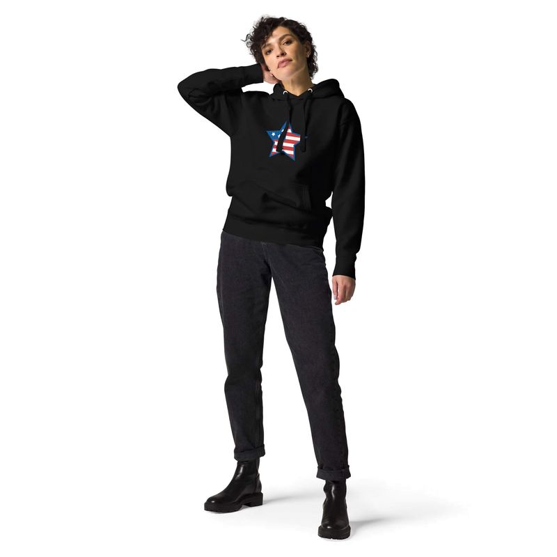 Unisex Stars and Stripes USA Hoodie