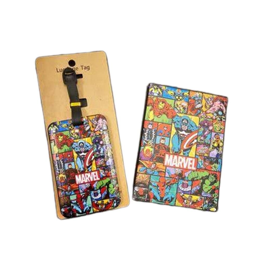 Superhero Passport Cover and Luggage Tag