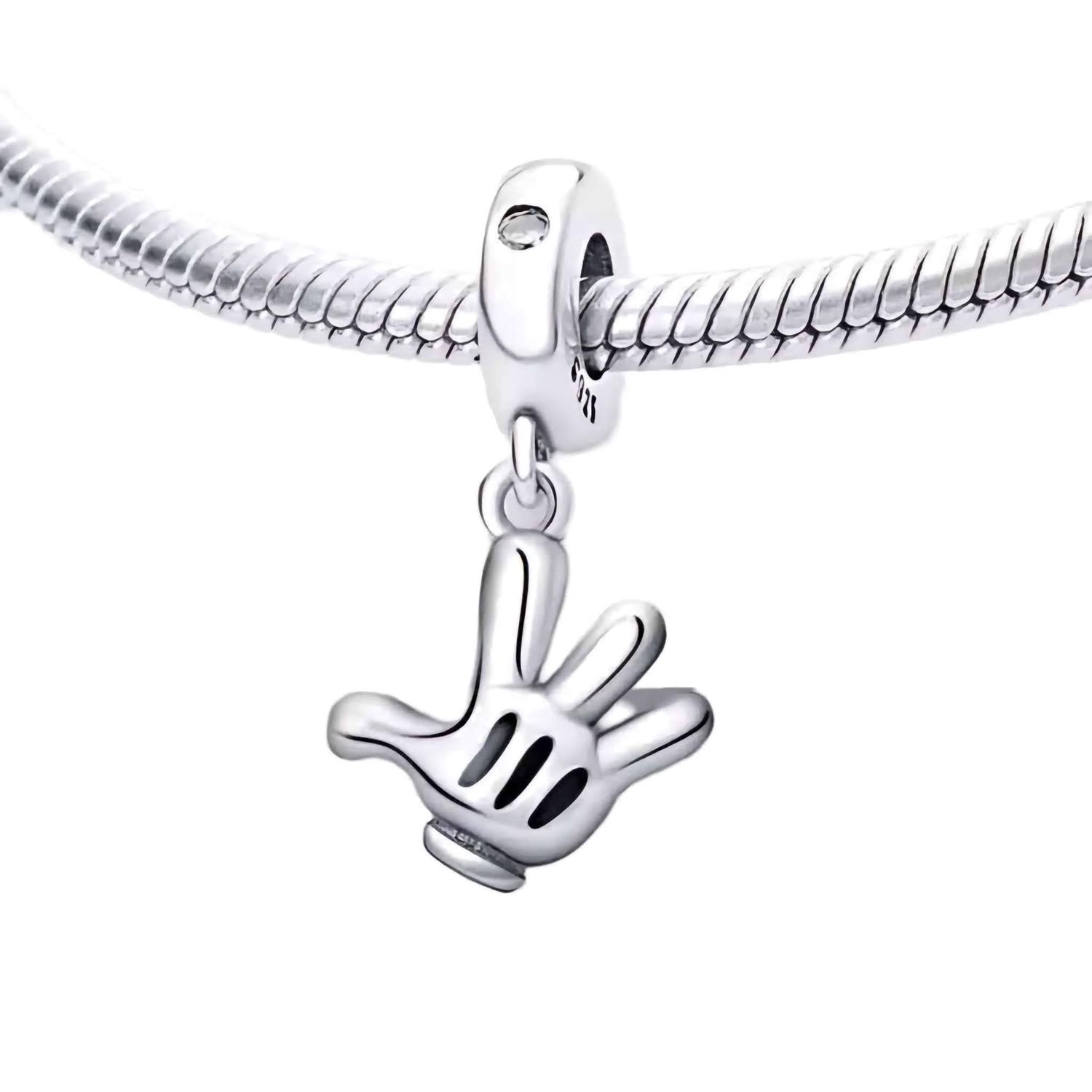 Sterling Silver Mouse Hand Charm