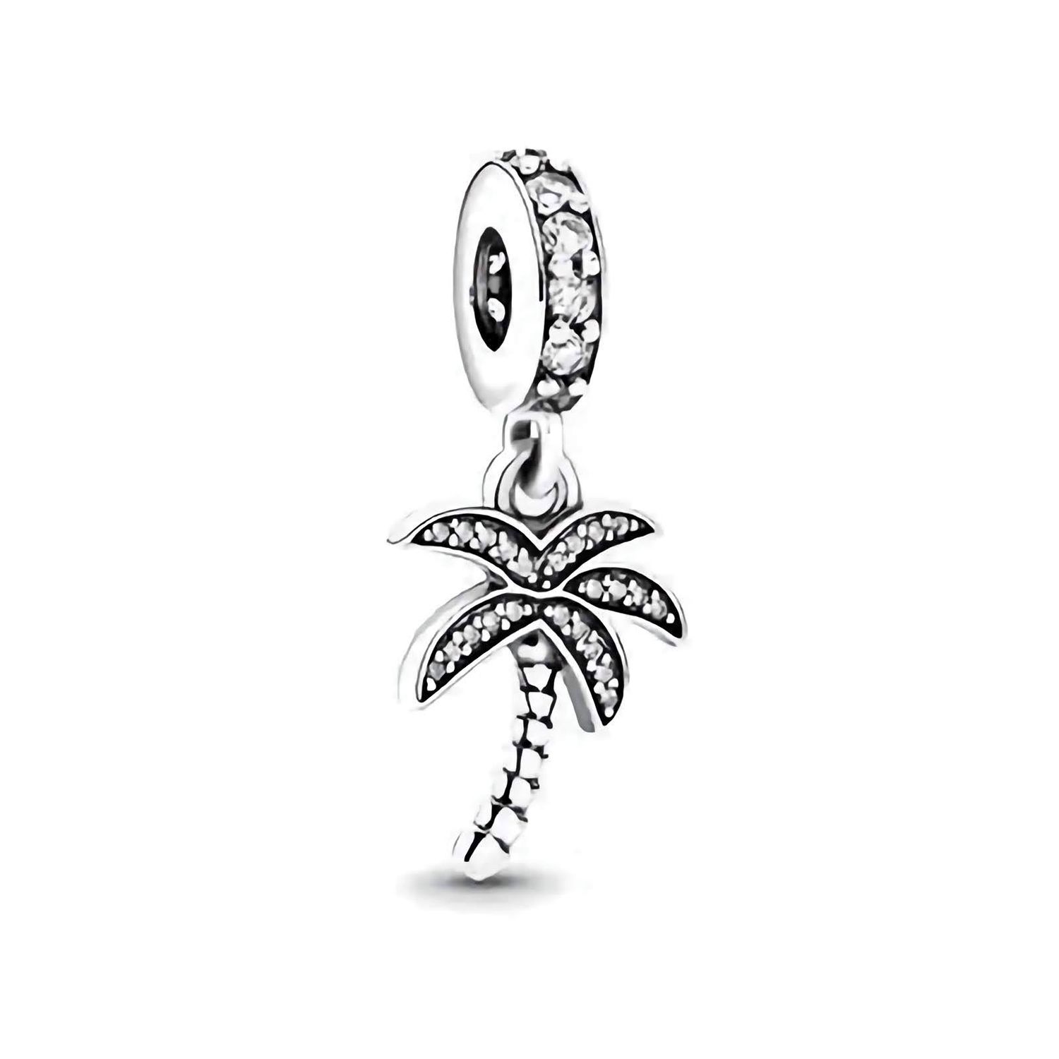 Sterling Silver Palm Tree Charm