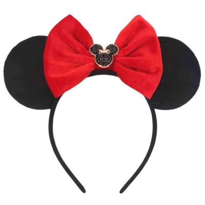 Red and Black Mouse Ears