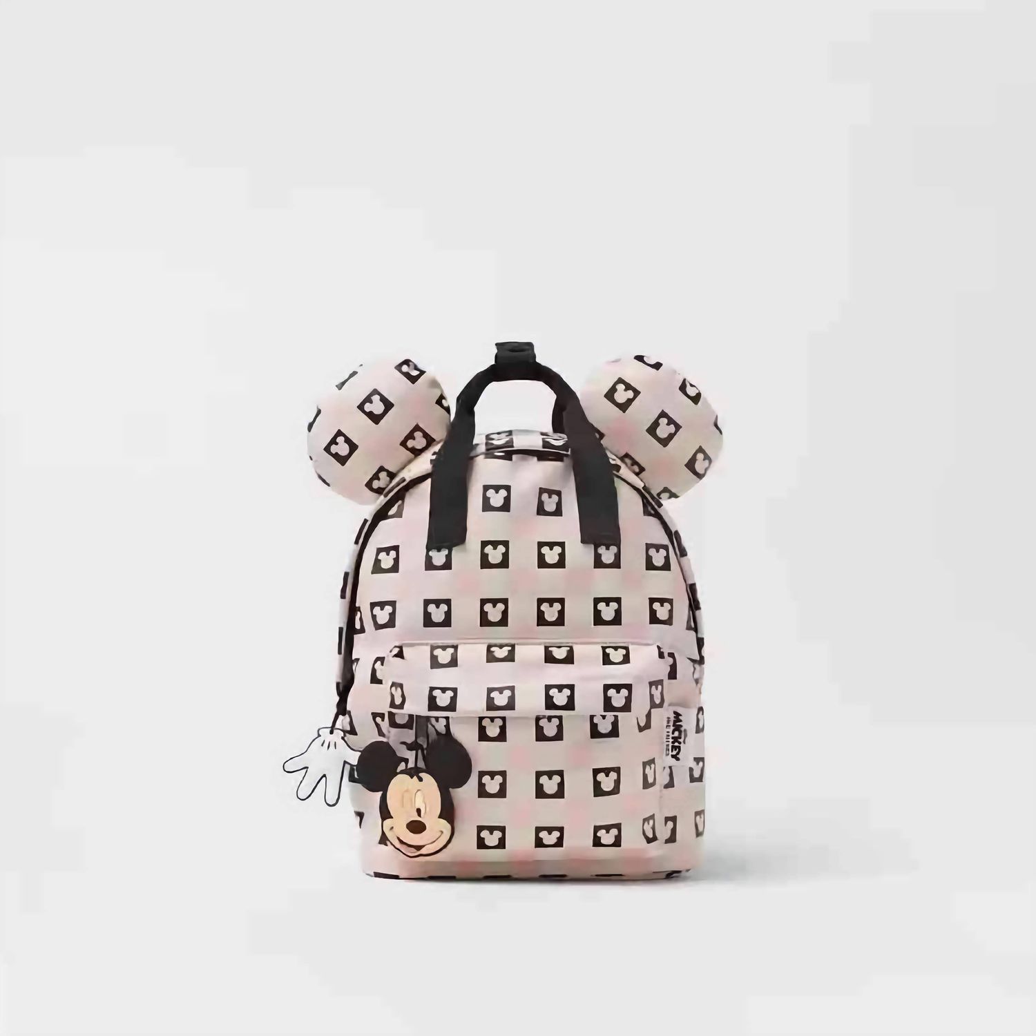 Black and Pink Squared Mouse Bag