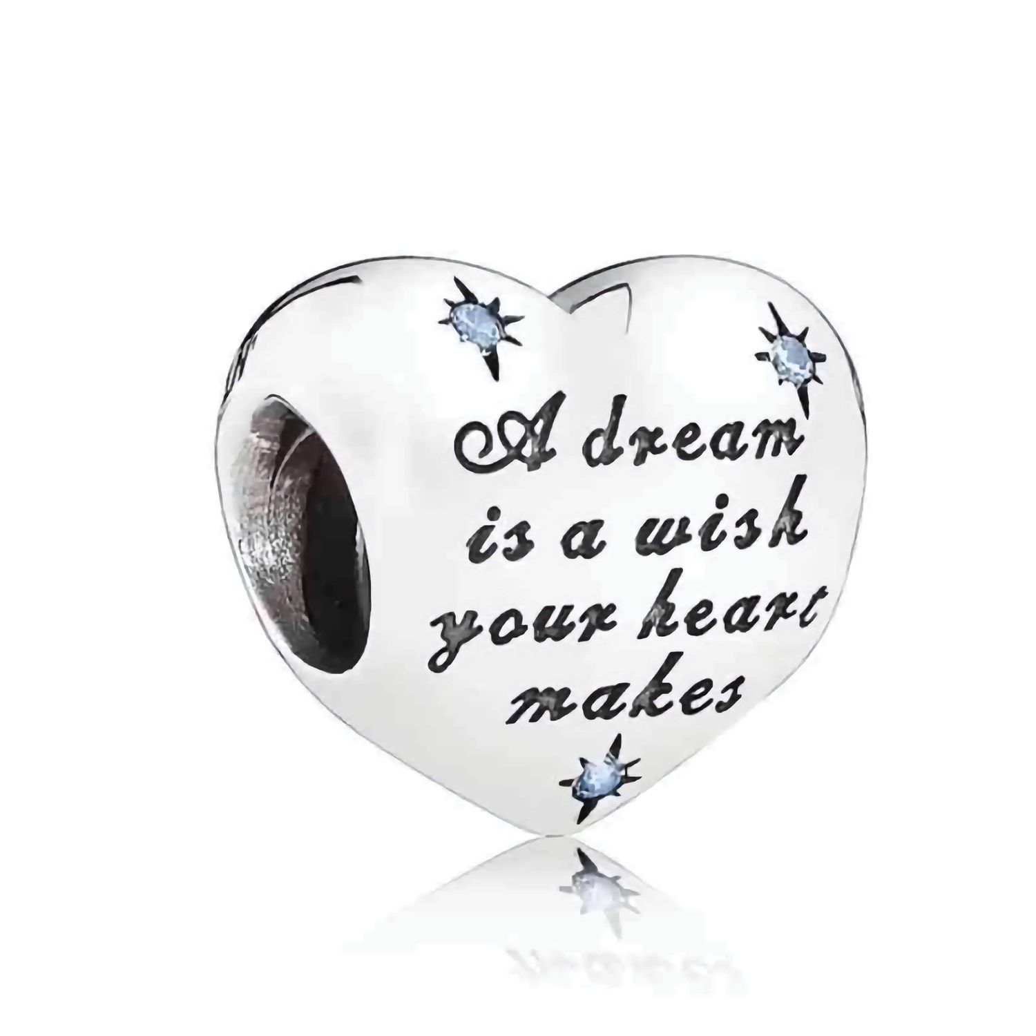 Sterling Silver Dream Quote Charm