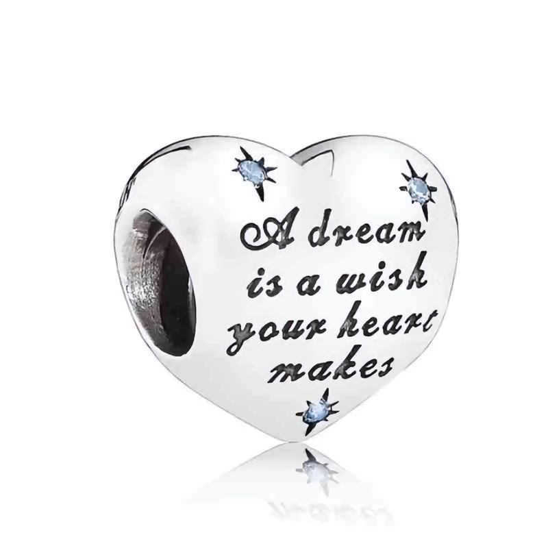 Sterling Silver Dream Quote Charm