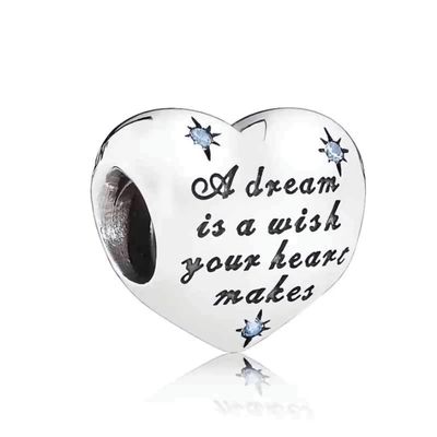 Sterling Silver Dream Quote Charm