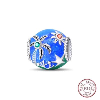 Sterling Silver Tropical Charm