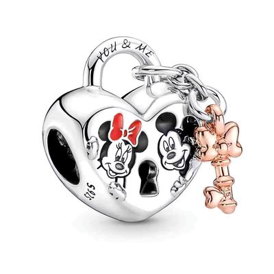 Mouse Lock and Key Charm