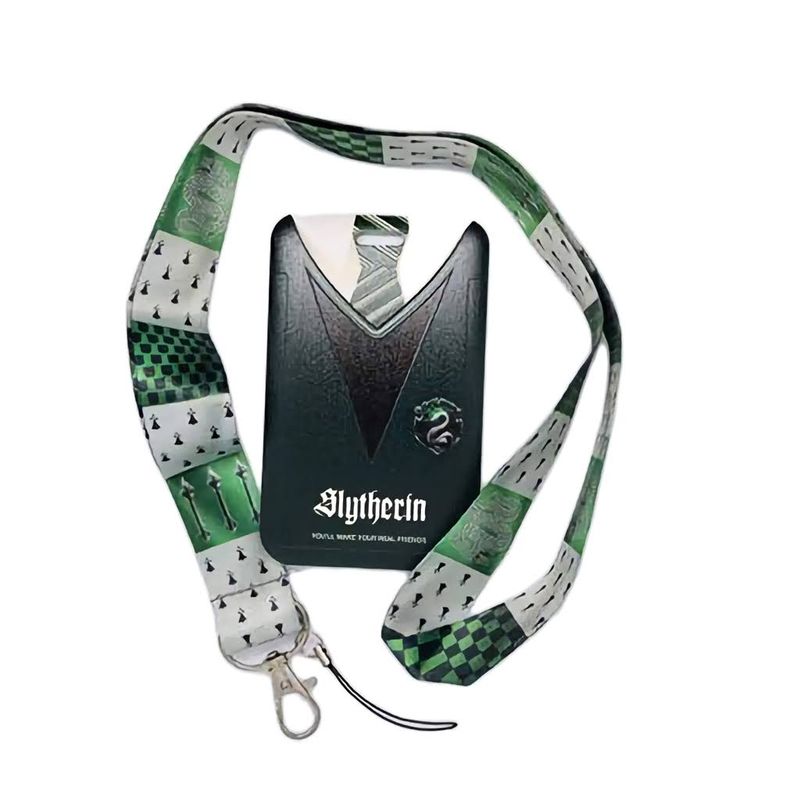 Slytherin Lanyard and Card Holder