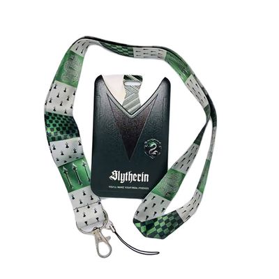 Slytherin Lanyard and Card Holder