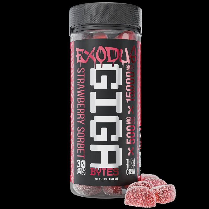 Exodus Giga Bytes, Flavor: Strawberry Sorbet