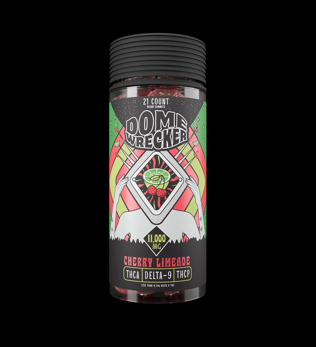 Domewrecker Gummies 21 Count Cherry Limeade