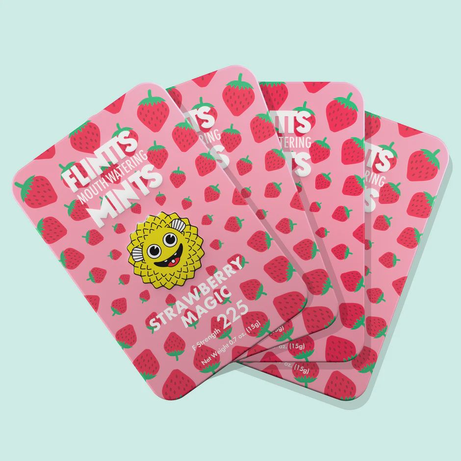 Flintts Mints Strawberry Magic