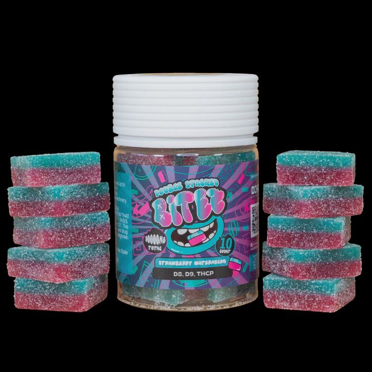 Double Stacked Bites 10 Count Strawberry Watermelon