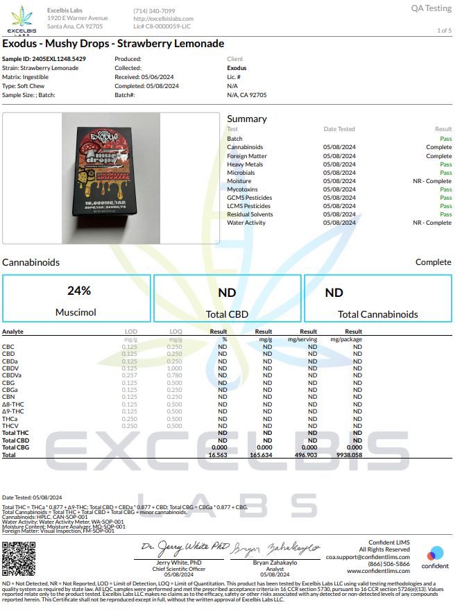 Exodus Mushy Drops Strawberry Lemonade