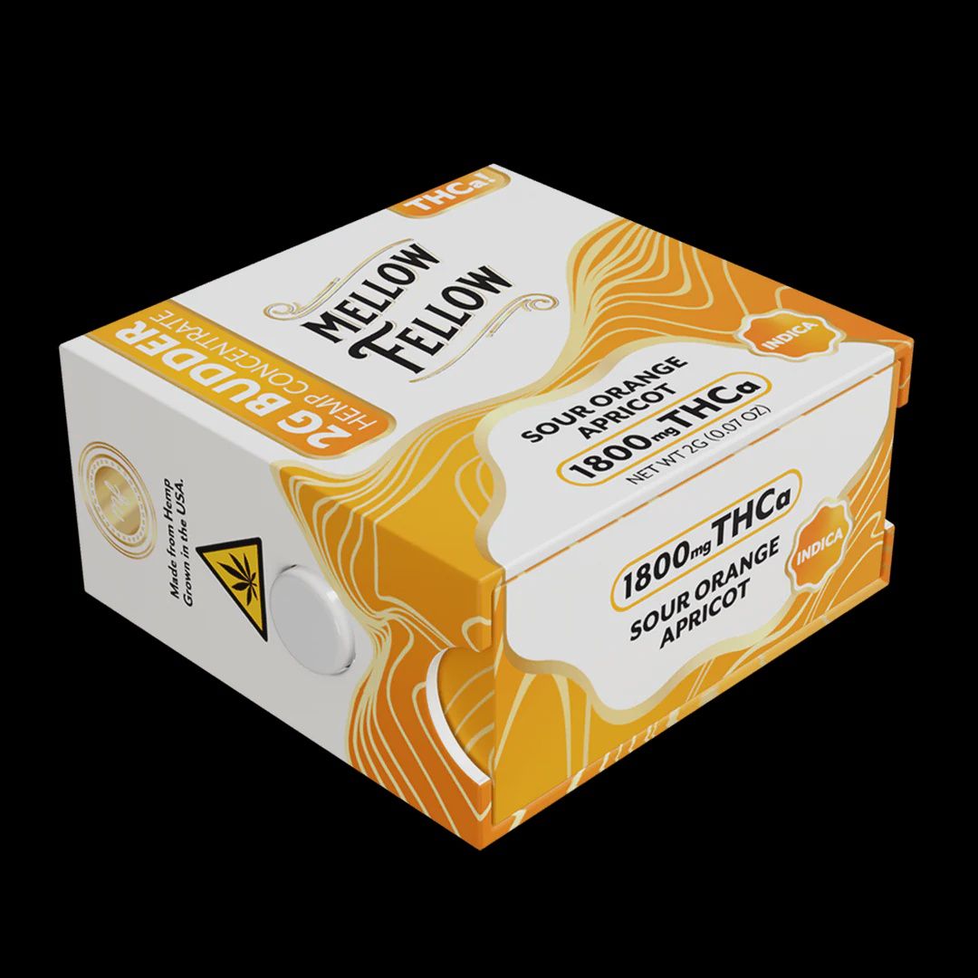 Mellow Fellow 2G THCA Budder Sour Orange Apricot