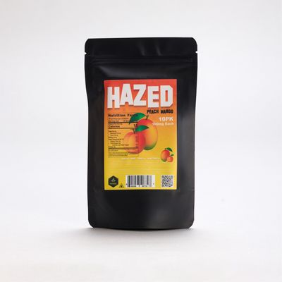 Hazed 10pk HHC Gummies Peach Mango