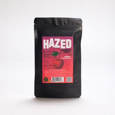 Hazed 10pk HHC Gummies Washington Cherry