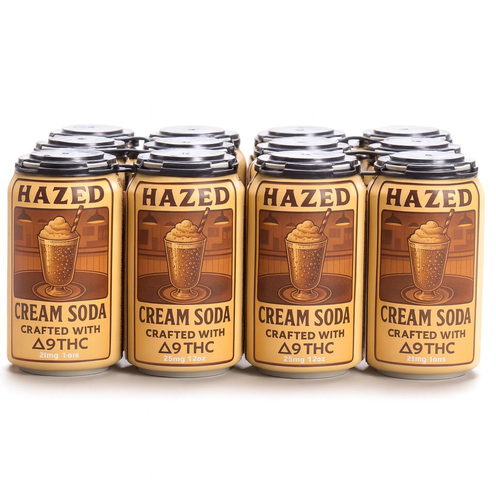 Hazed THC Drink Cream Soda 12 Pack (Online)