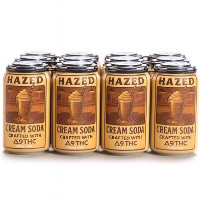 Hazed THC Drink Cream Soda 12 Pack (Online)