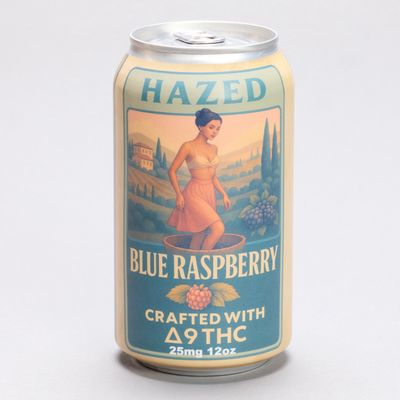 Hazed THC Drink Blue Raspberry