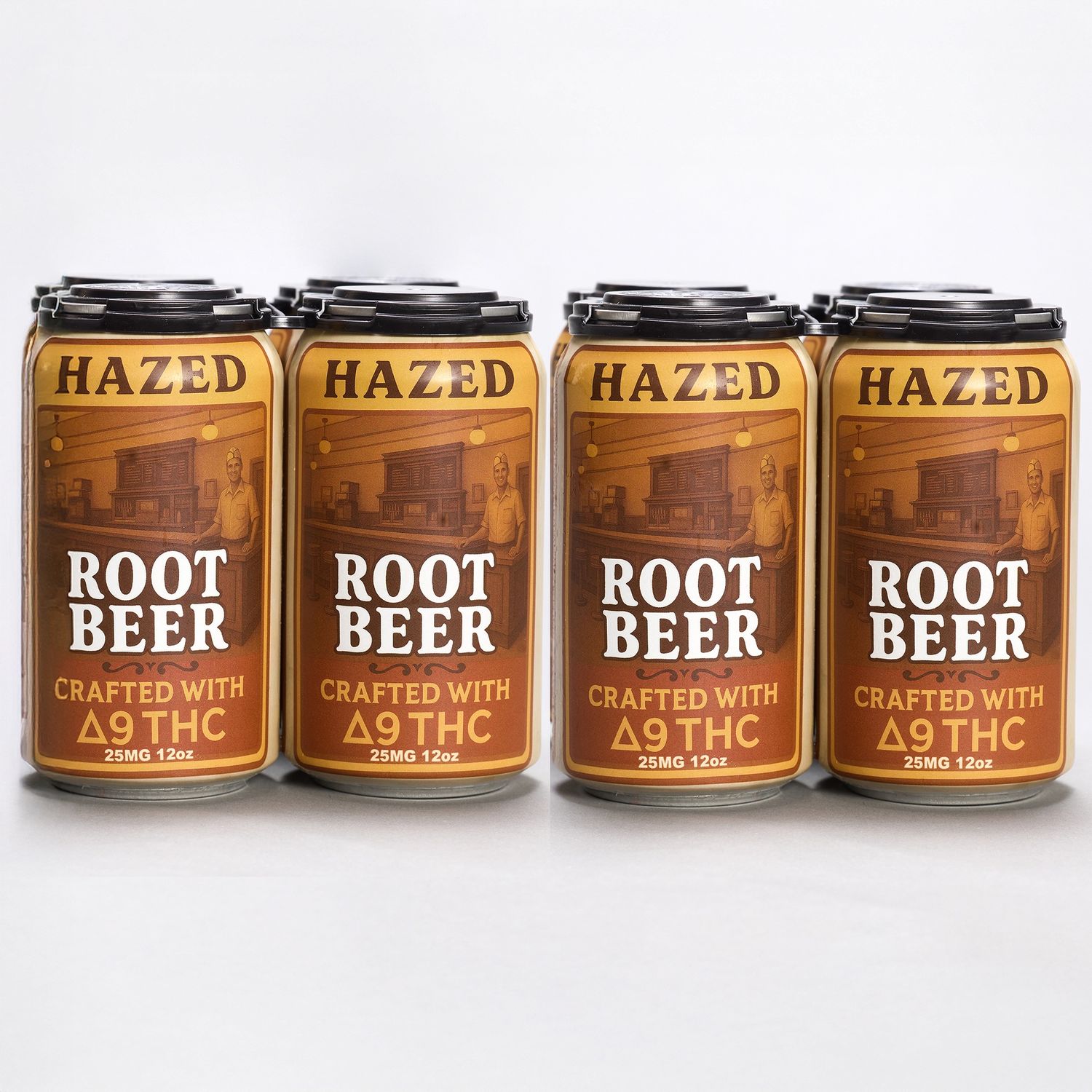 Hazed THC Drink Root Beer 12 Pack (Online)