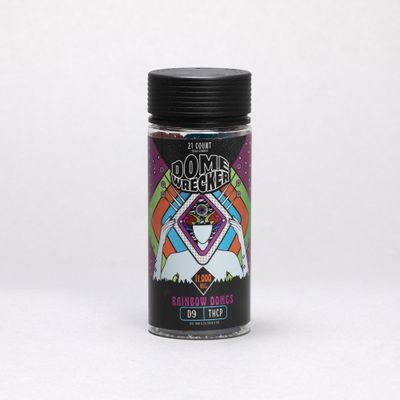 Domewrecker Gummies 21 Count Rainbow Domes