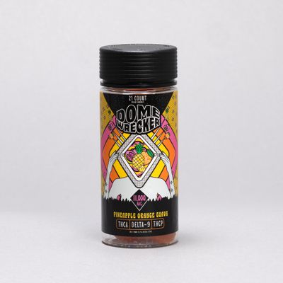 Domewrecker Gummies 21 Count Pineapple Orange Guava