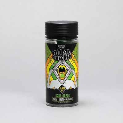 Domewrecker Gummies 21 Count Sour Apple