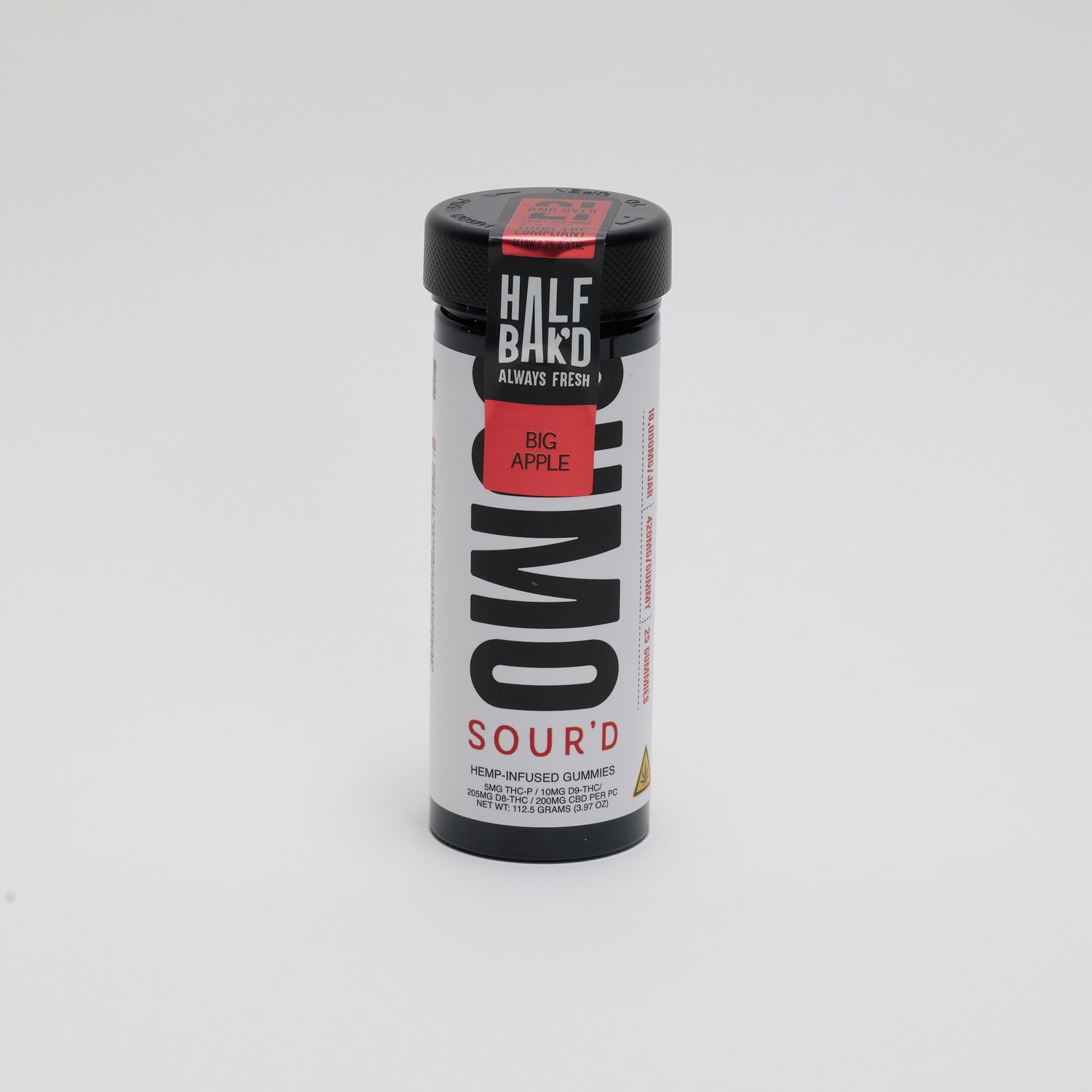 Half Bak&#39;d Sumo Sour&#39;d Gummies - Big Apple 25ct