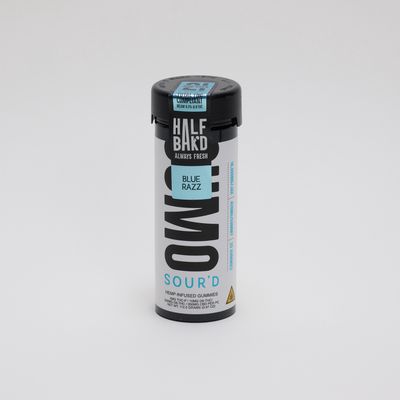 Half Bak&#39;d Sumo Sour&#39;d Gummies - Blue Razz 25ct