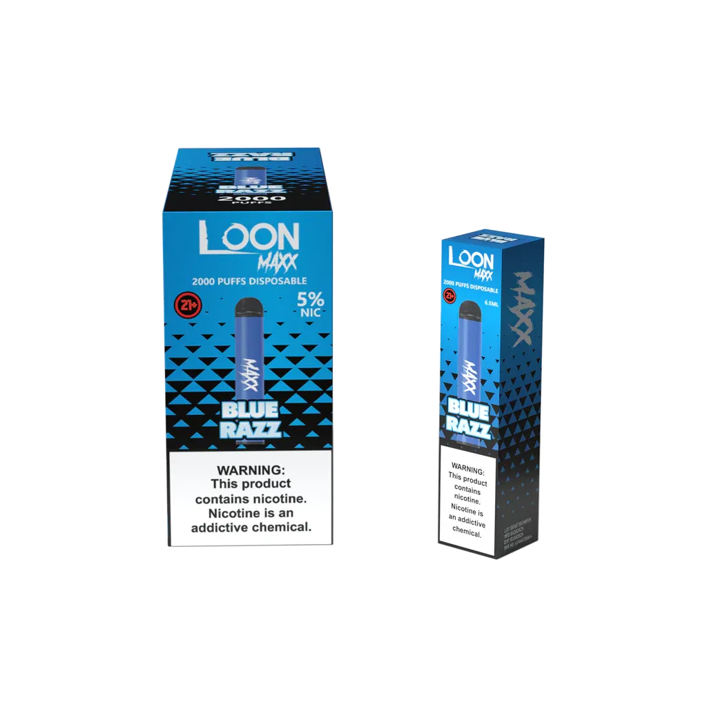 Loon Maxx - Blue Razz Box of 10 (Online)
