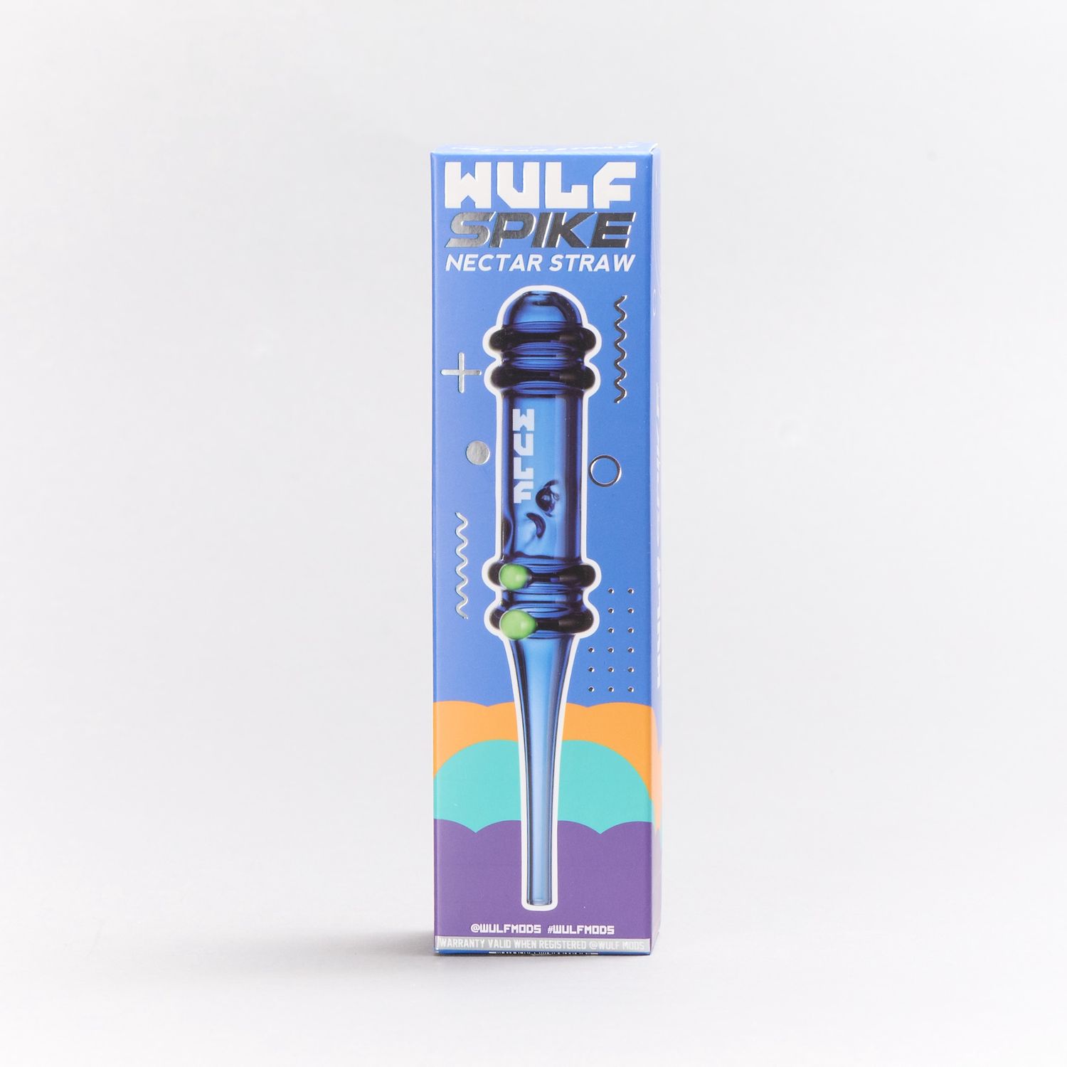 Wulf Spike Nectar Straw, Color: Blue