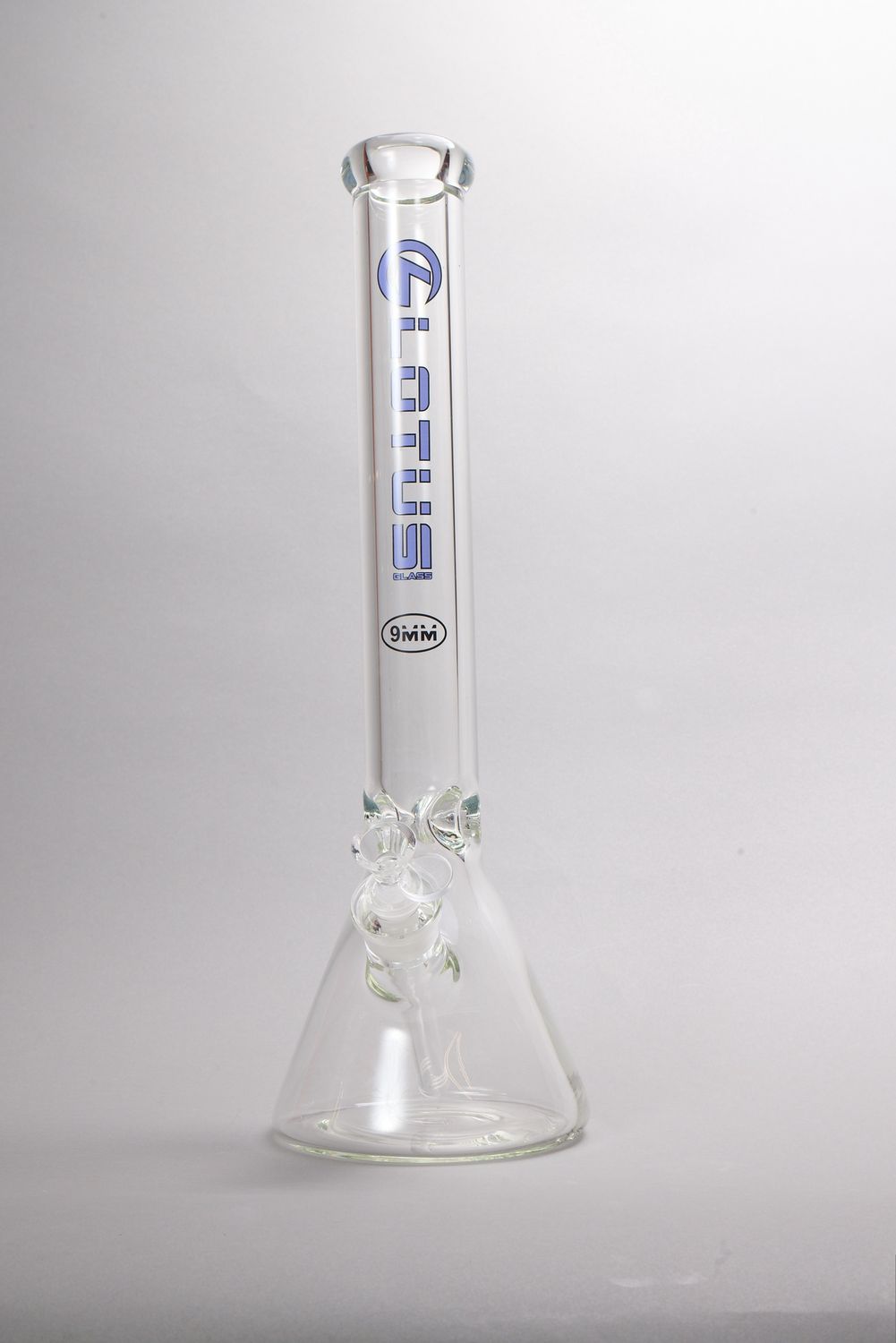Lotus Glass 9mm Waterpipe Blue (Online)