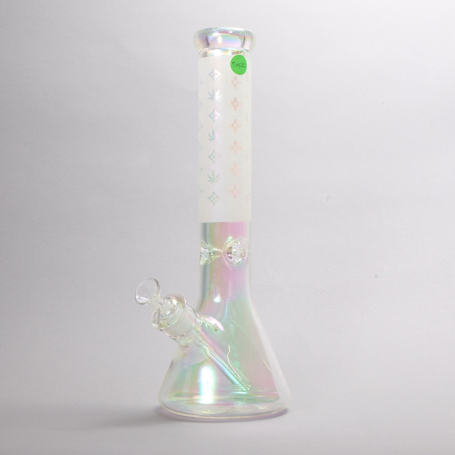 Iridescent Frosted Waterpipe