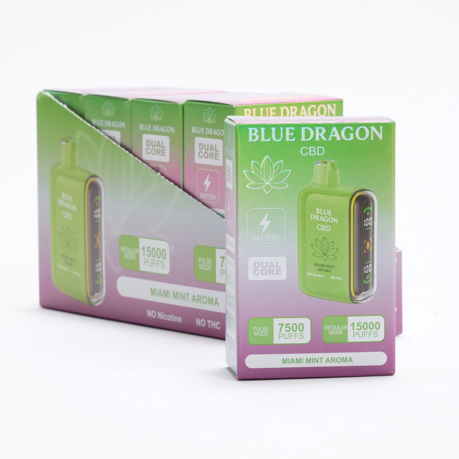 Blue Dragon CBD Vape - Miami Mint Aroma
